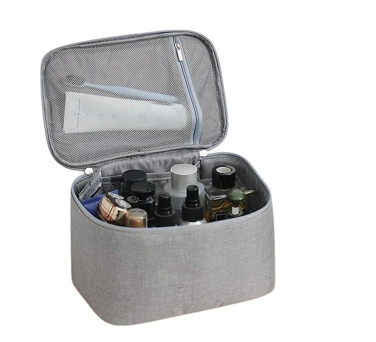 Vanity case souple gris